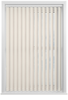 Toulouse (Blackout), Textured Brown - Vertical Blind